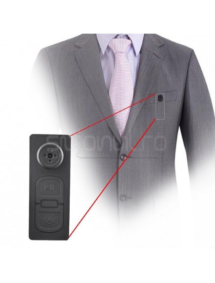 Nasture cu camera ascunsa VGA, activare vocala, senzor miscare si control prin vibratie