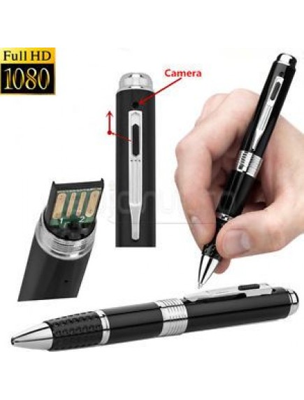 Pix cu camera spion Full HD, cu sistem de acoperire lentila