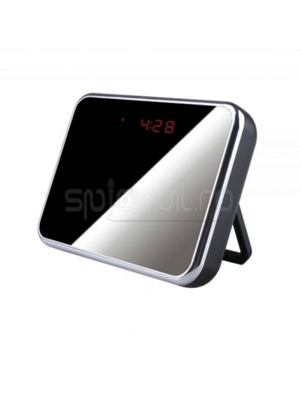 Ceas de mana cu lentila ascunsa tip oglinda, Full HD, filmare 24h Ceas de mana cu lentila ascunsa tip oglinda, Full HD, filmare 24h