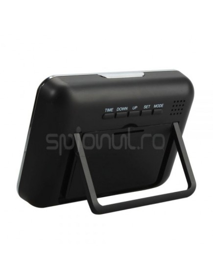 Ceas de mana cu lentila ascunsa tip oglinda, Full HD, filmare 24h Ceas de mana cu lentila ascunsa tip oglinda, Full HD, filmare 24h