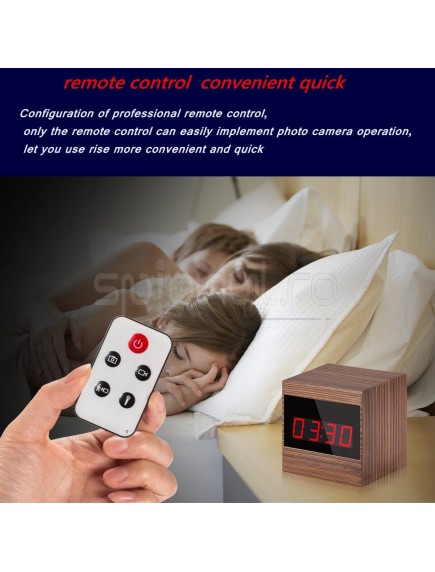 Ceas de birou cu camera ascunsa Full HD, vedere nocturna si senzor miscare